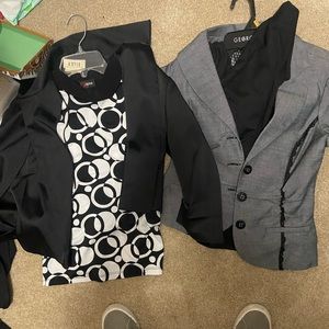 Tops with jackets size small